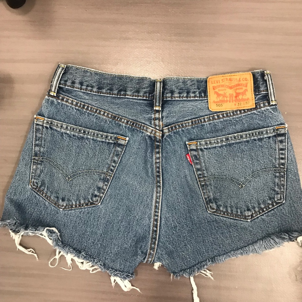 Vintage Levi’s upcycled cutoff shorts